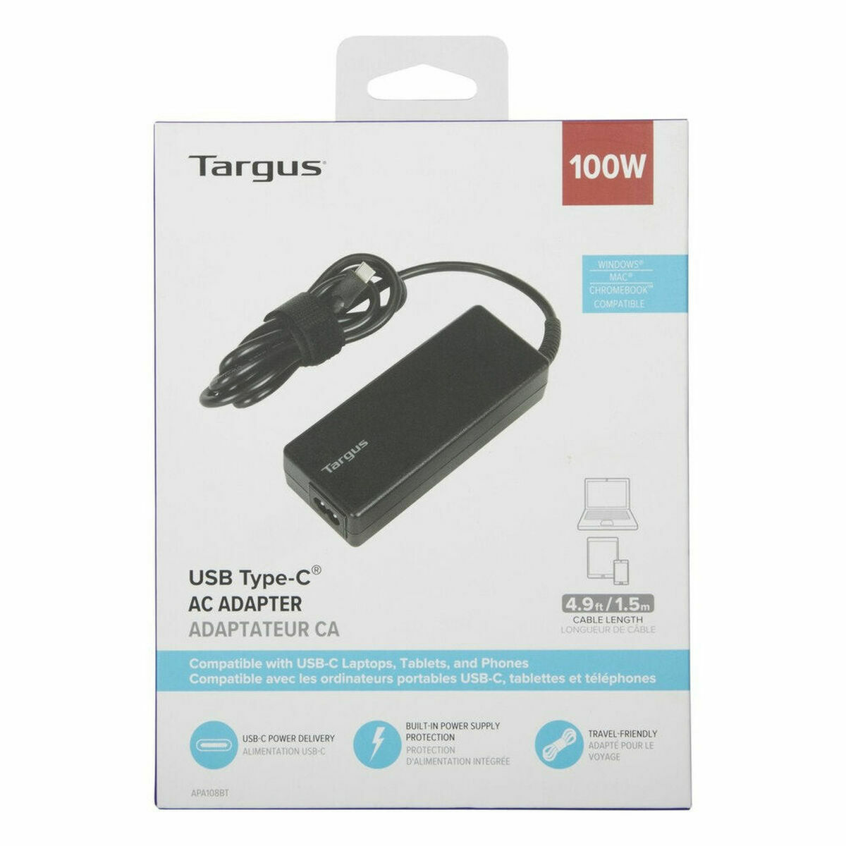 Зарядное устройство для ноутбука Targus APA108EU 100 W 100W-3