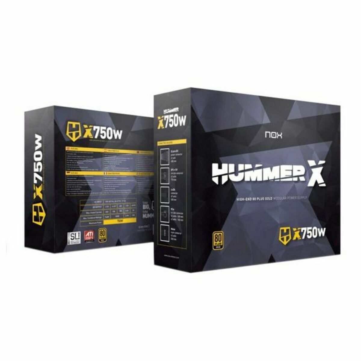 Блок питания для игрового компьютера Nox Hummer X750W 750 W 80 Plus Gold-3