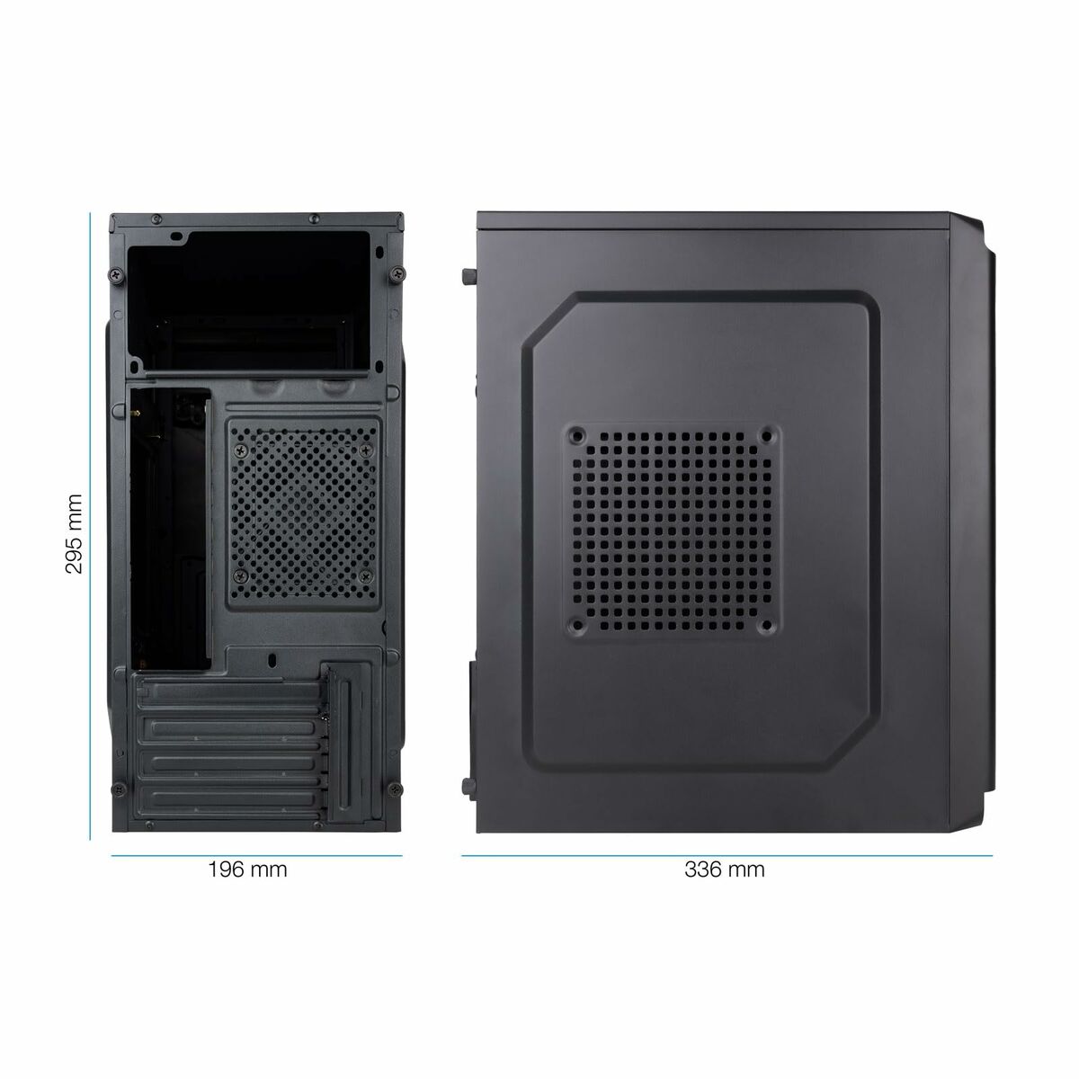 Блок полубашня ATX Galileo TooQ TQC-4702U3C-B Чёрный-2