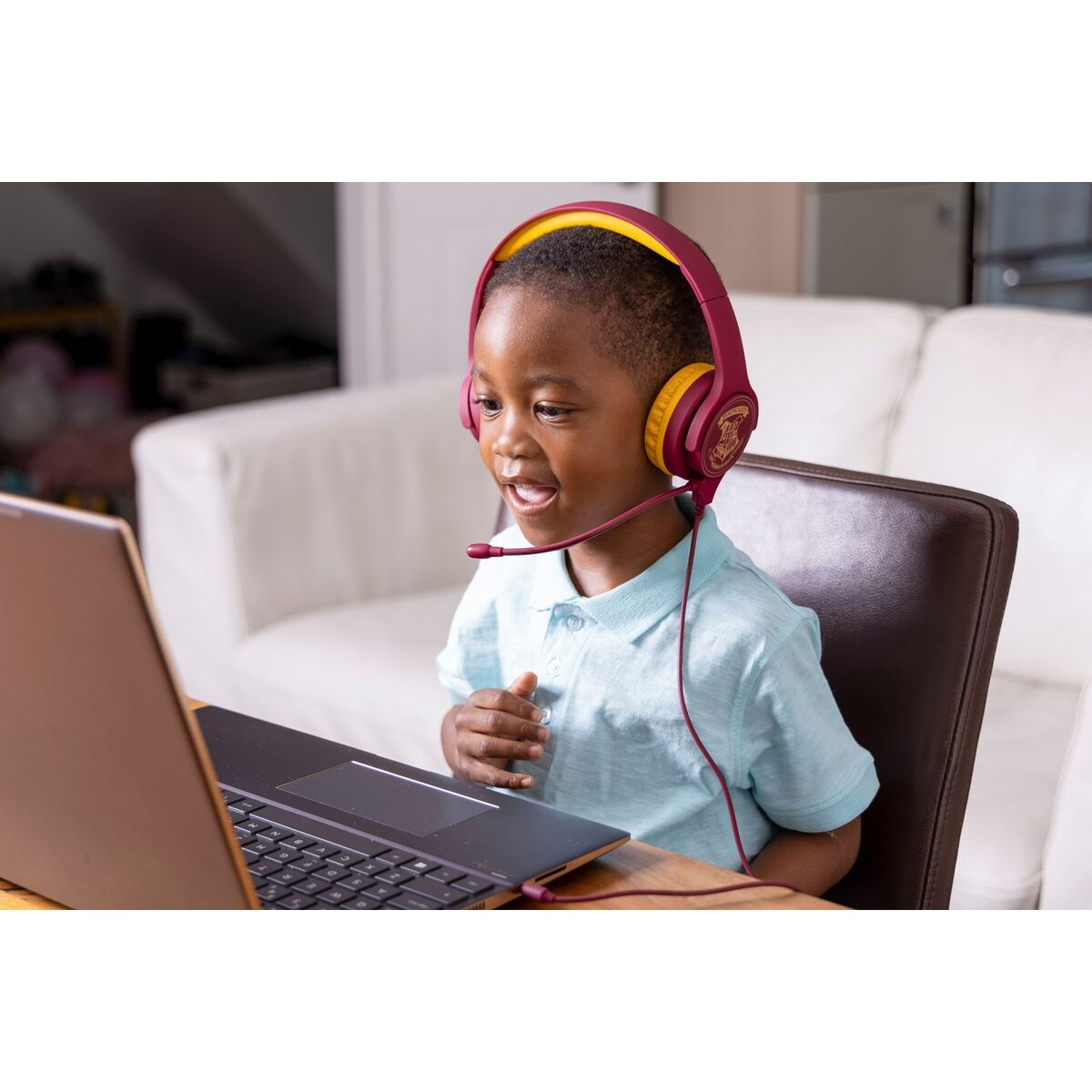 OTLテクノロジーホグワーツクレストヘッドフォンブラウンブラック-4