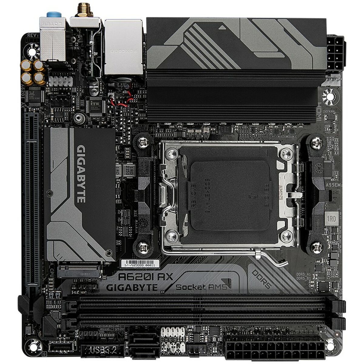 Материнская плата Gigabyte A620I AX AM5 MITX AMD AM5 AMD-3