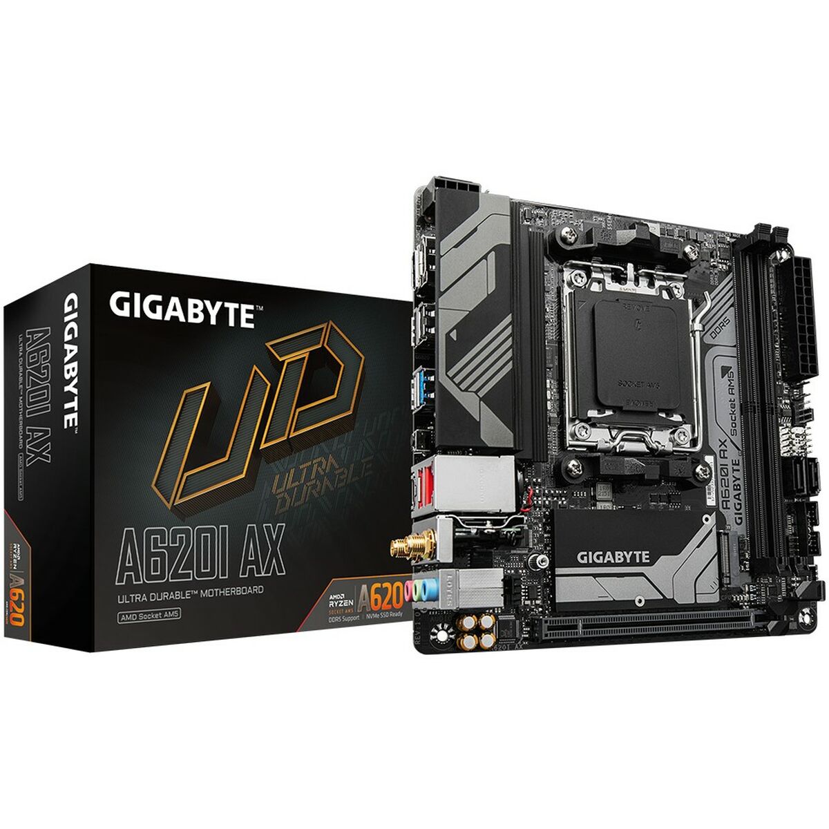 Материнская плата Gigabyte A620I AX AM5 MITX AMD AM5 AMD-5