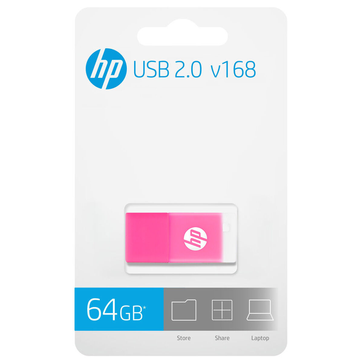 Memoria USB HP X168 Rosa 64 GB-6