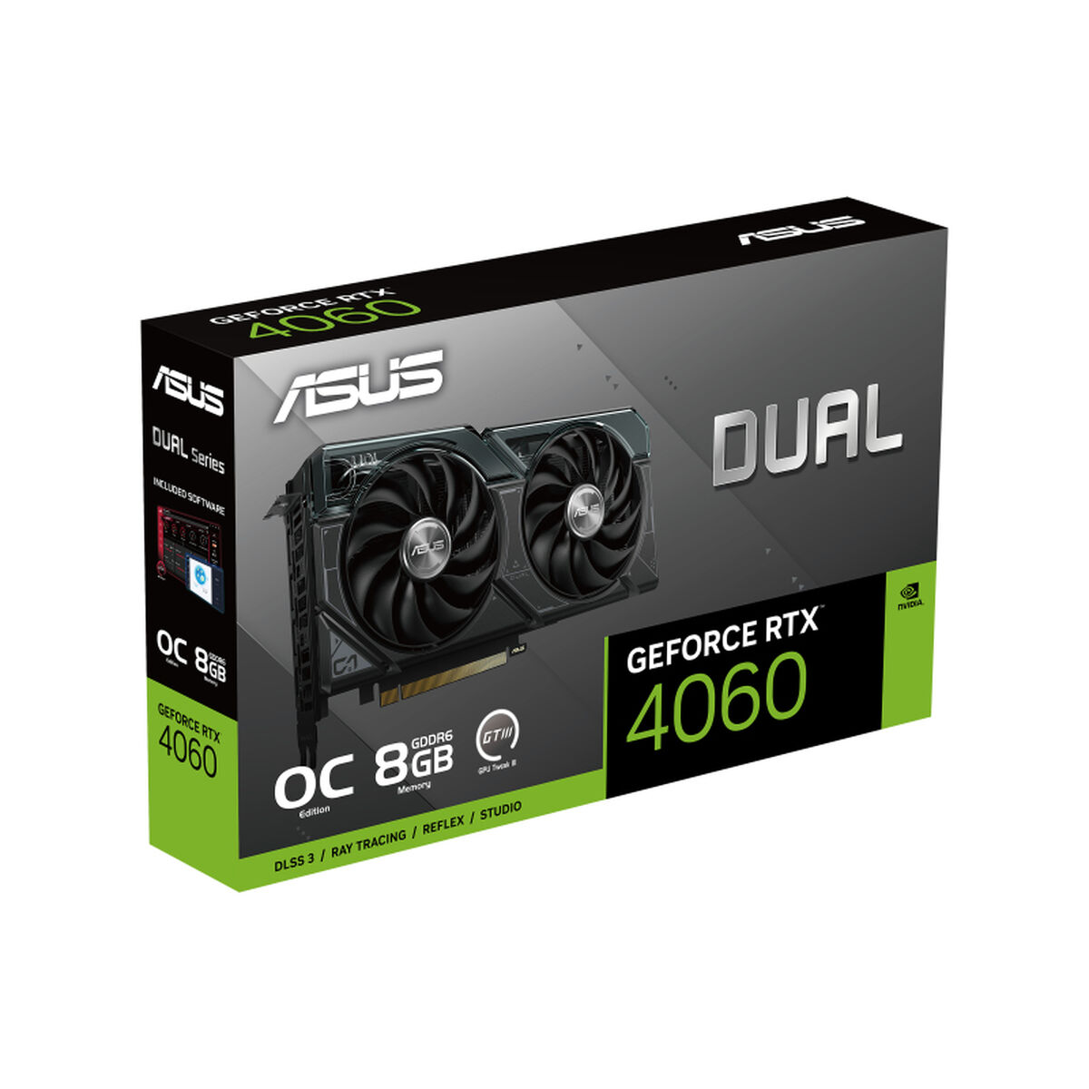Графическая карта Asus DUAL RTX 4060 OC Geforce RTX 4060 8 GB GDDR6-2