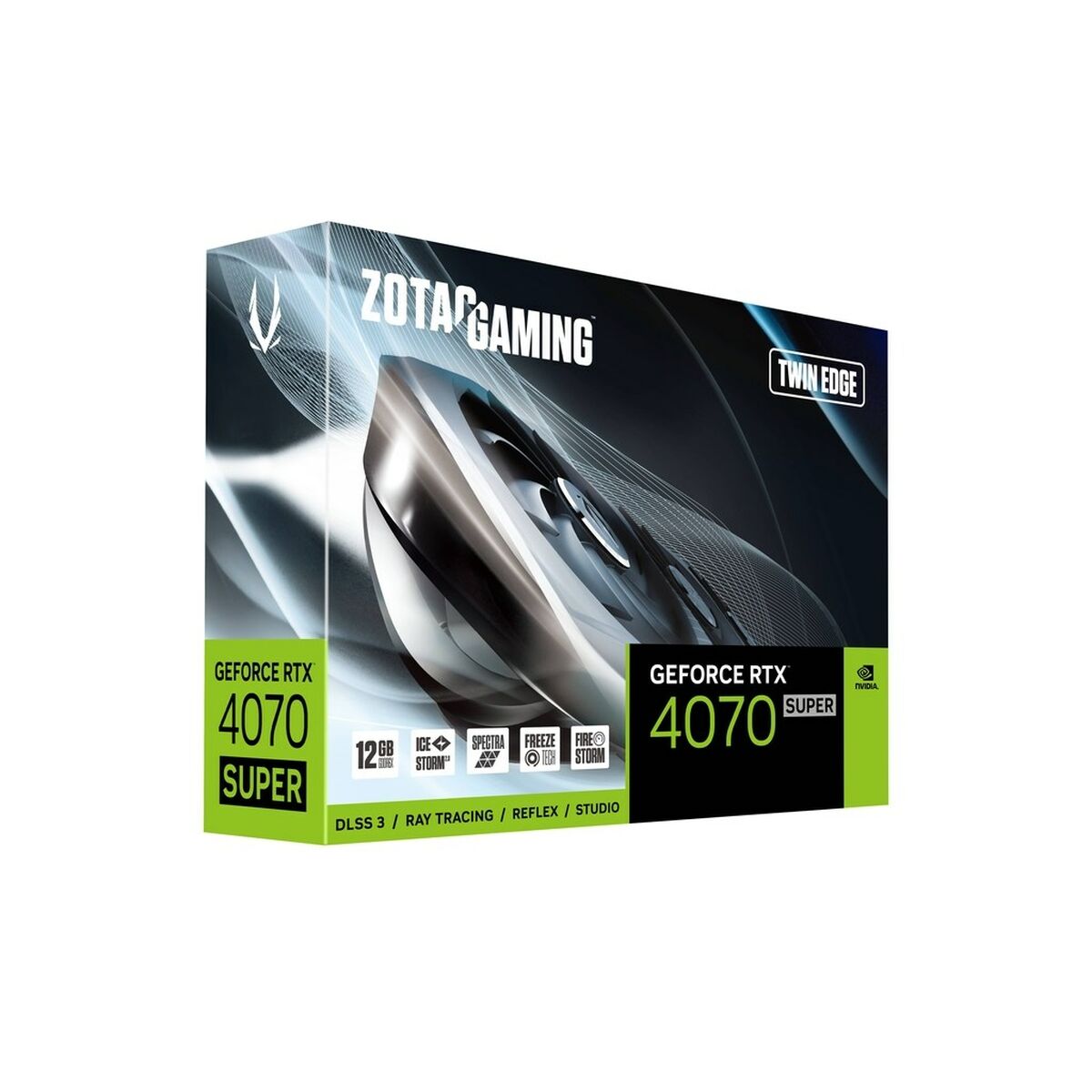 Графическая карта Zotac RTX 4070  RTX 4070 SUPER 12 GB GDDR6X-7