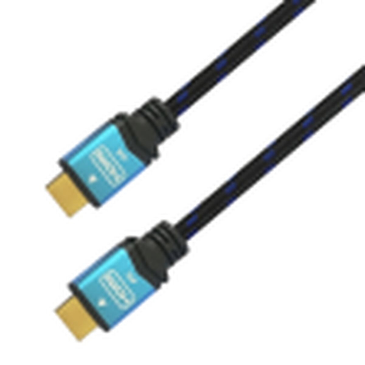 Cavo HDMI Aisens 1 m Nero/Blu 4K Ultra HD-2