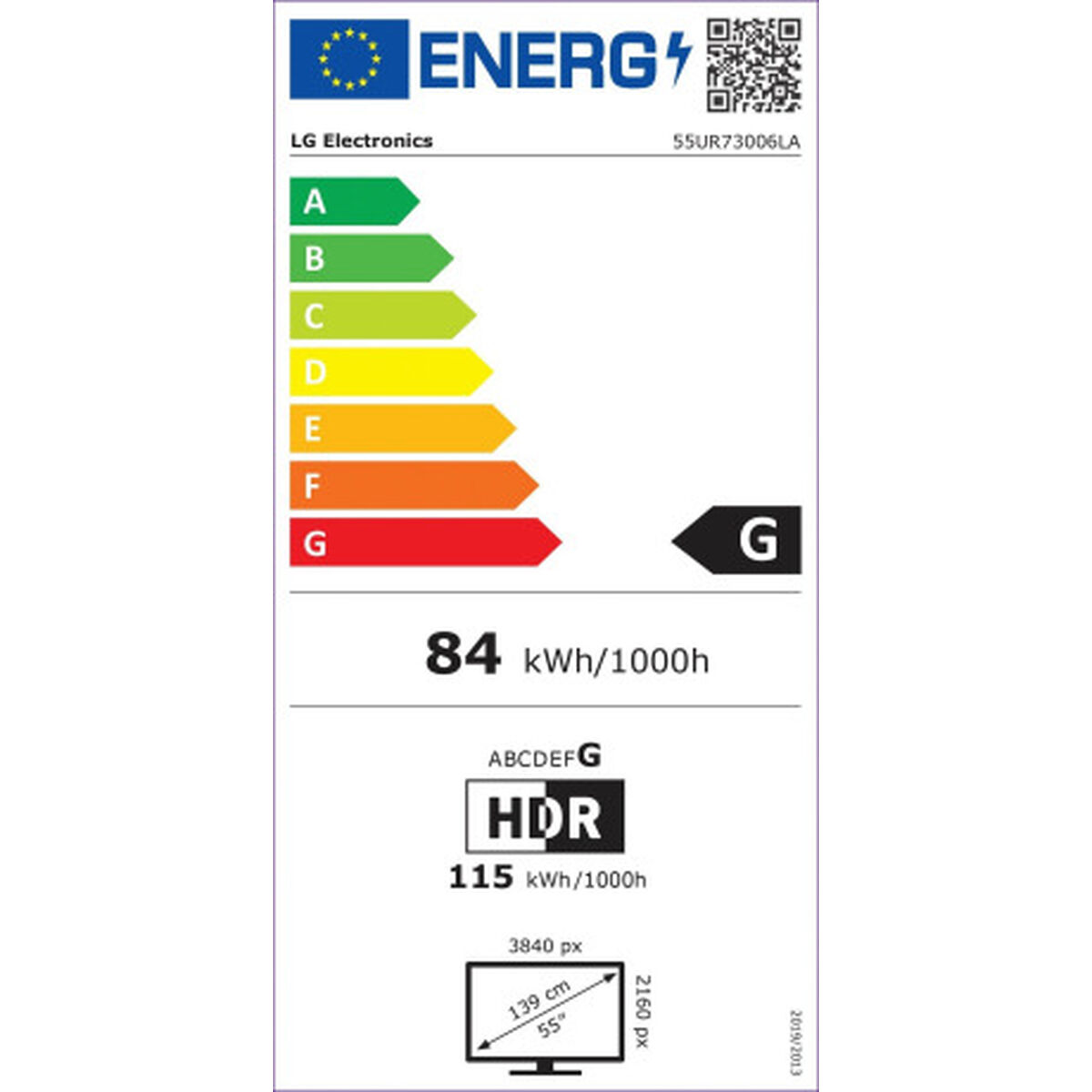 Смарт-ТВ LG 55UR73006LA 55 4K Ultra HD LED HDR-4