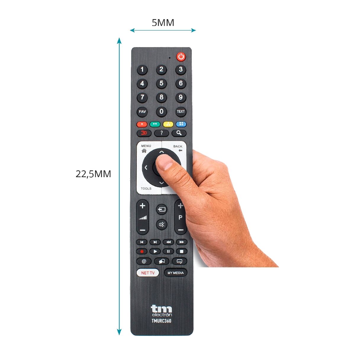 Пульт управления TM Electron TV LED, LCD, GRUNDIG, BEKO Чёрный-4