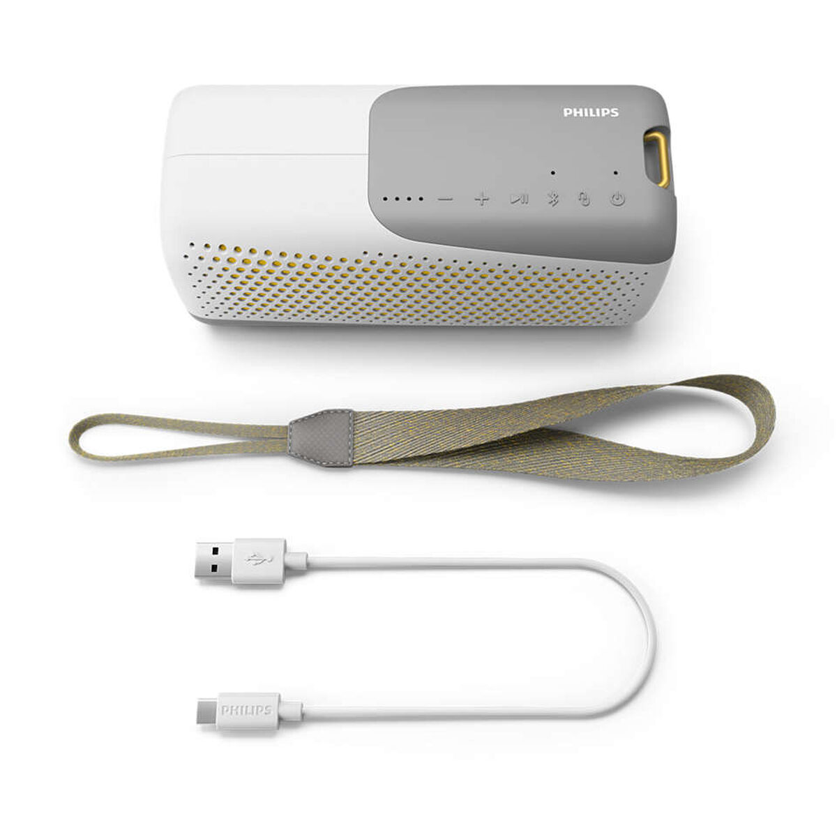 Портативный Bluetooth-динамик Philips Wireless speaker Белый-4