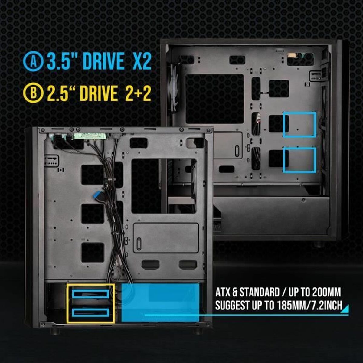 Блок полубашня ATX Galileo BitFenix-5