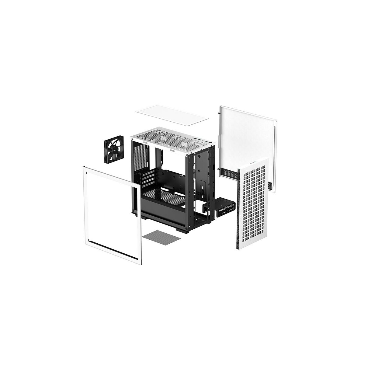 Блок полубашня ATX Galileo DEEPCOOL Белый Чёрный-7