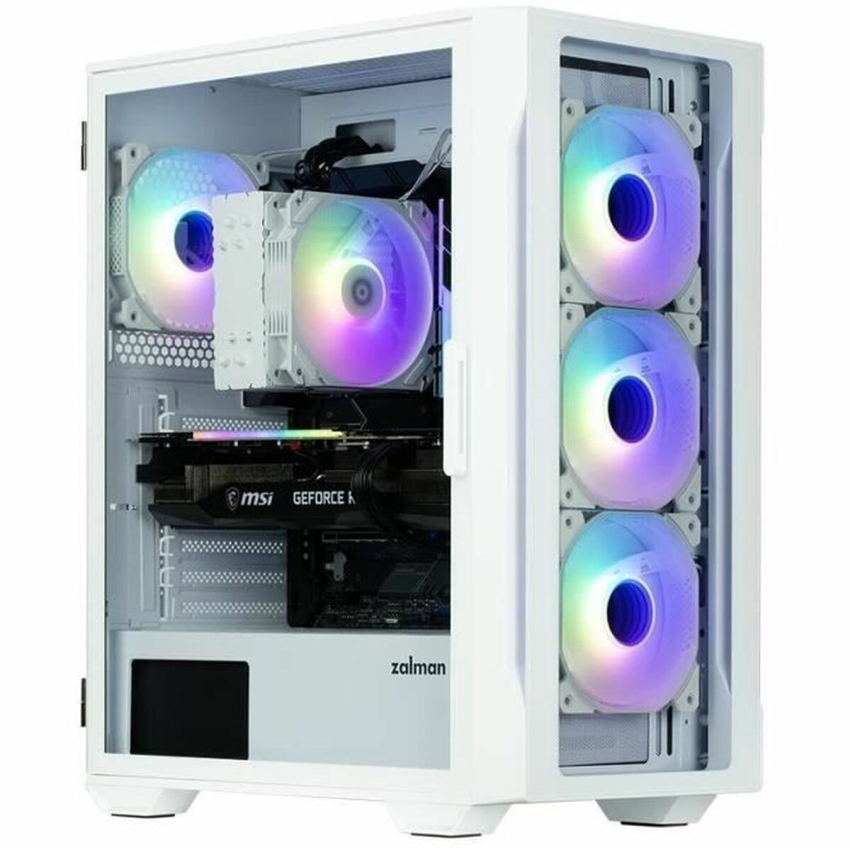 Блок полубашня ATX Galileo Zalman Белый-2