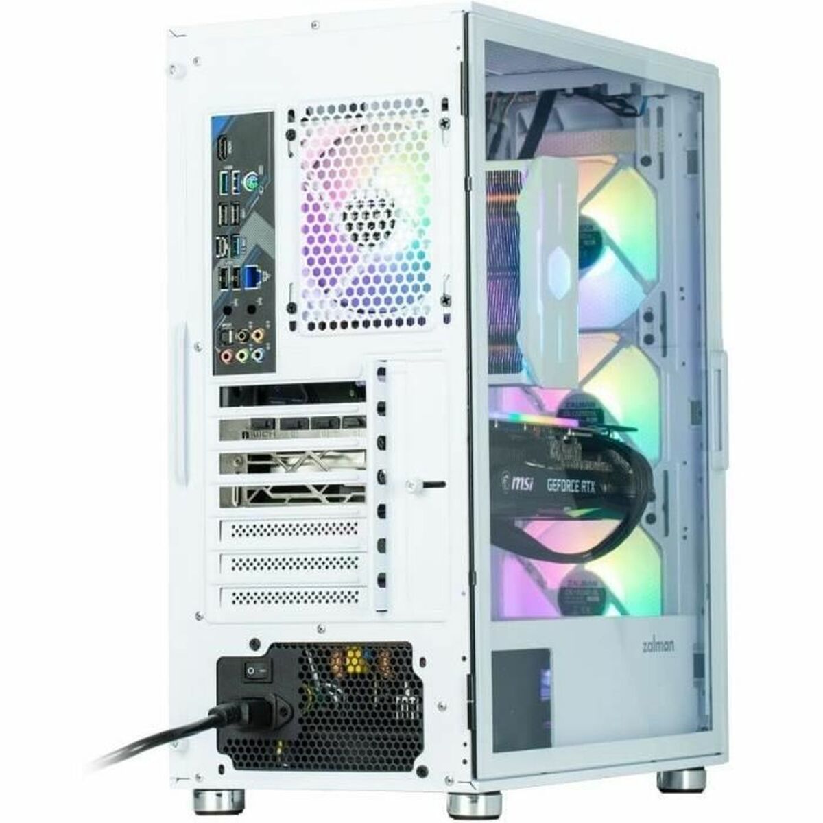 Блок полубашня ATX Galileo Zalman i3 NEO Белый-3