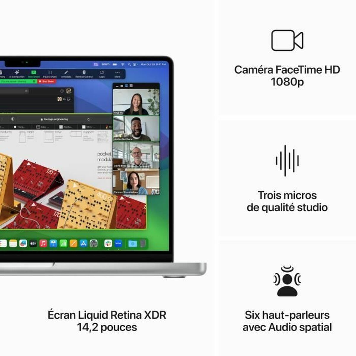 Ноутбук Apple MacBook Pro 14 16 GB RAM 1 TB SSD Azerty французский-4