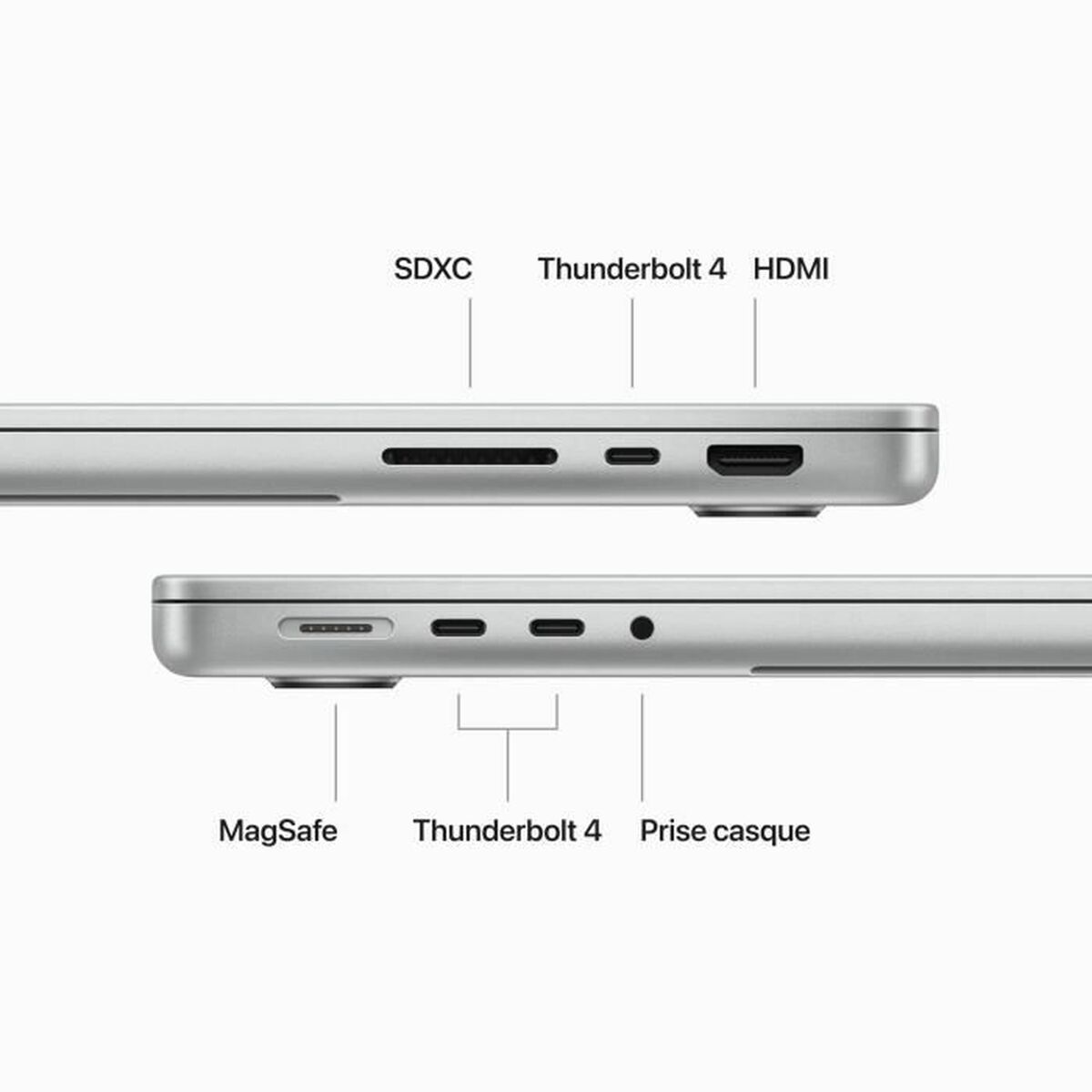 Ноутбук Apple MacBook Pro 14 16 GB RAM 1 TB SSD Azerty французский-5