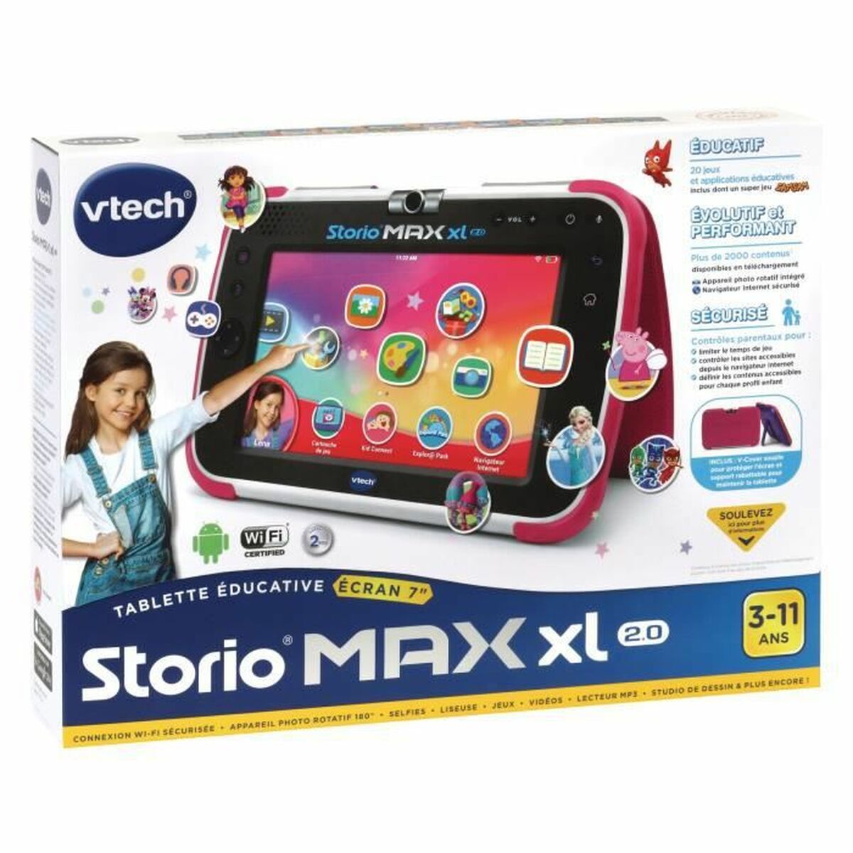 Планшет Vtech Max XL 2.0 7 Rose Розовый-2