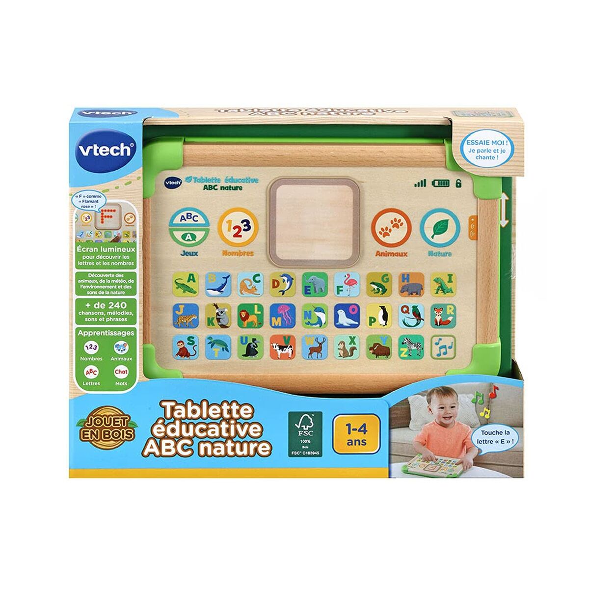 Детский интерактивный планшет Vtech Educational ABC Nature-2