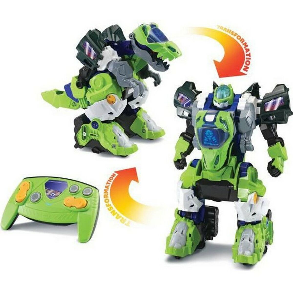 Robot Vtech Switch & Go Dinos Green Dinosaur 2 in 1 Radio Control-3