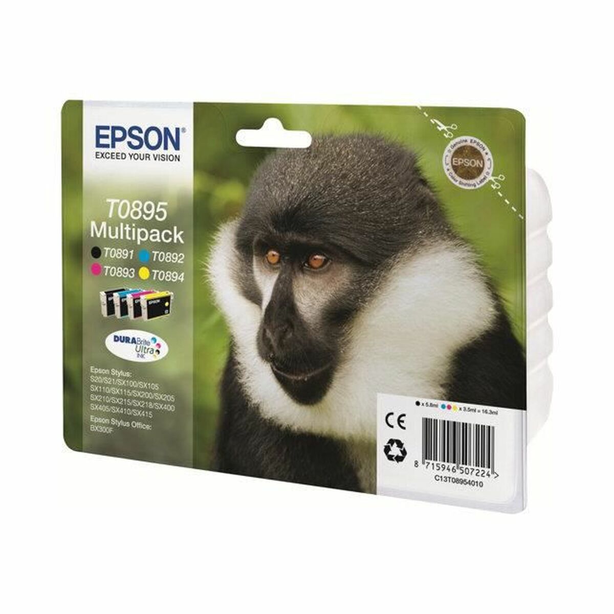 Cartucho de tinta original Epson Amarillo Negro Cian Rosa-2