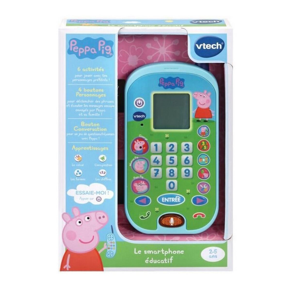 Игрушечный телефон Peppa Pig Образовательная игрушка FR-2