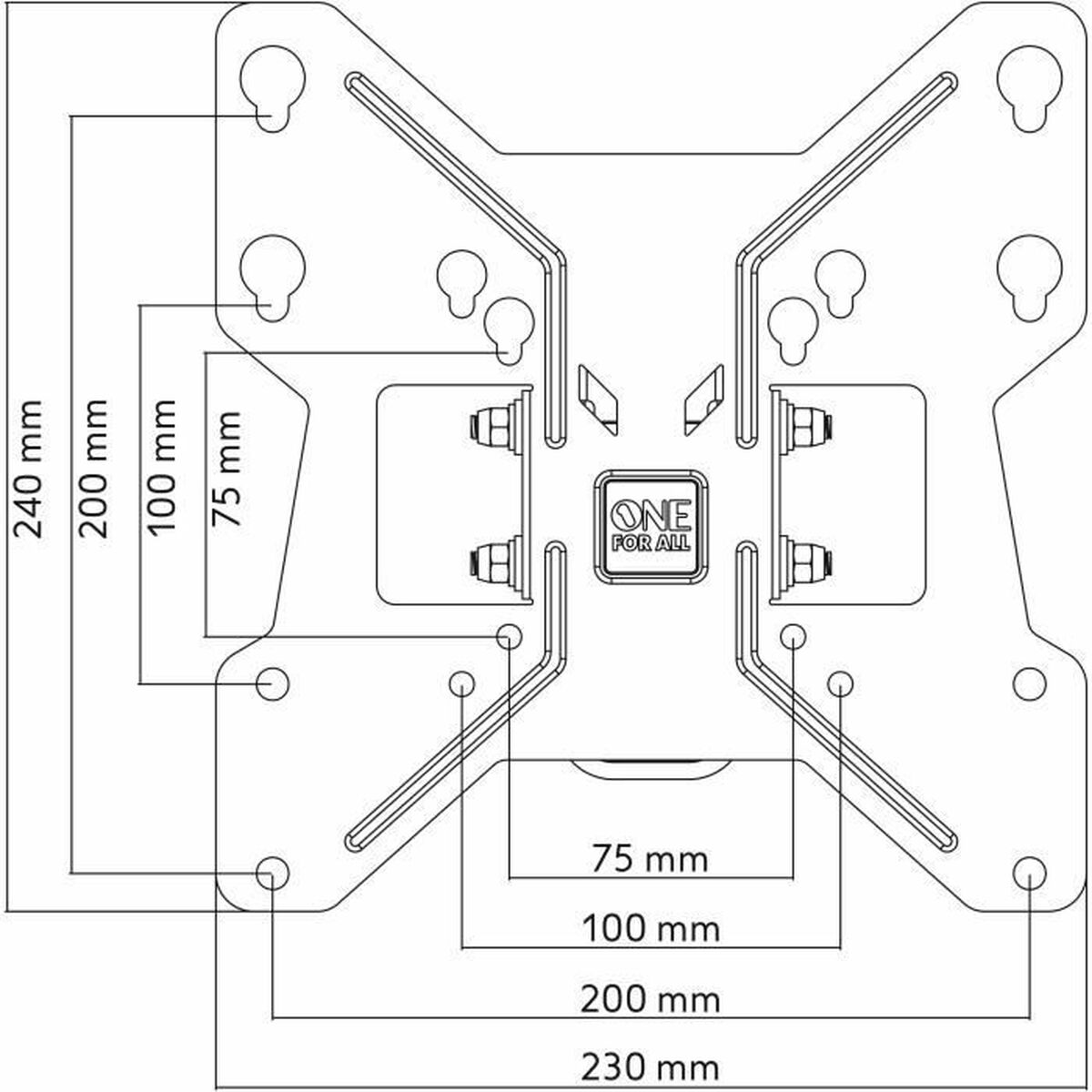 Suporte para TV One For All WM2241 13-32 20 kg-2