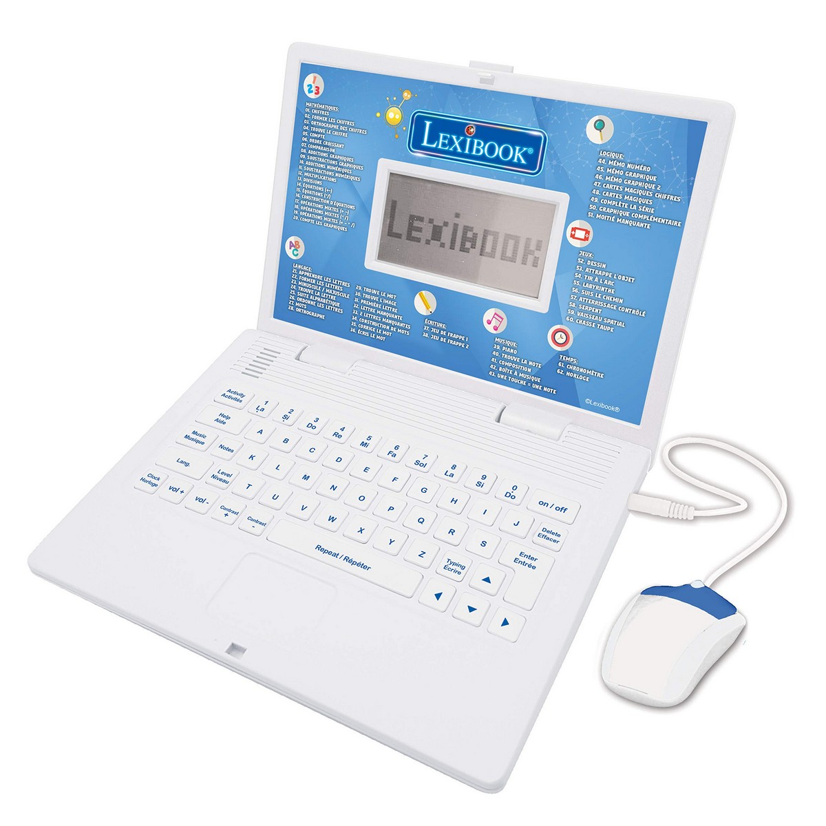 Lexibook Laptop JC598i1_01 Children's Interactive Toy FR-EN