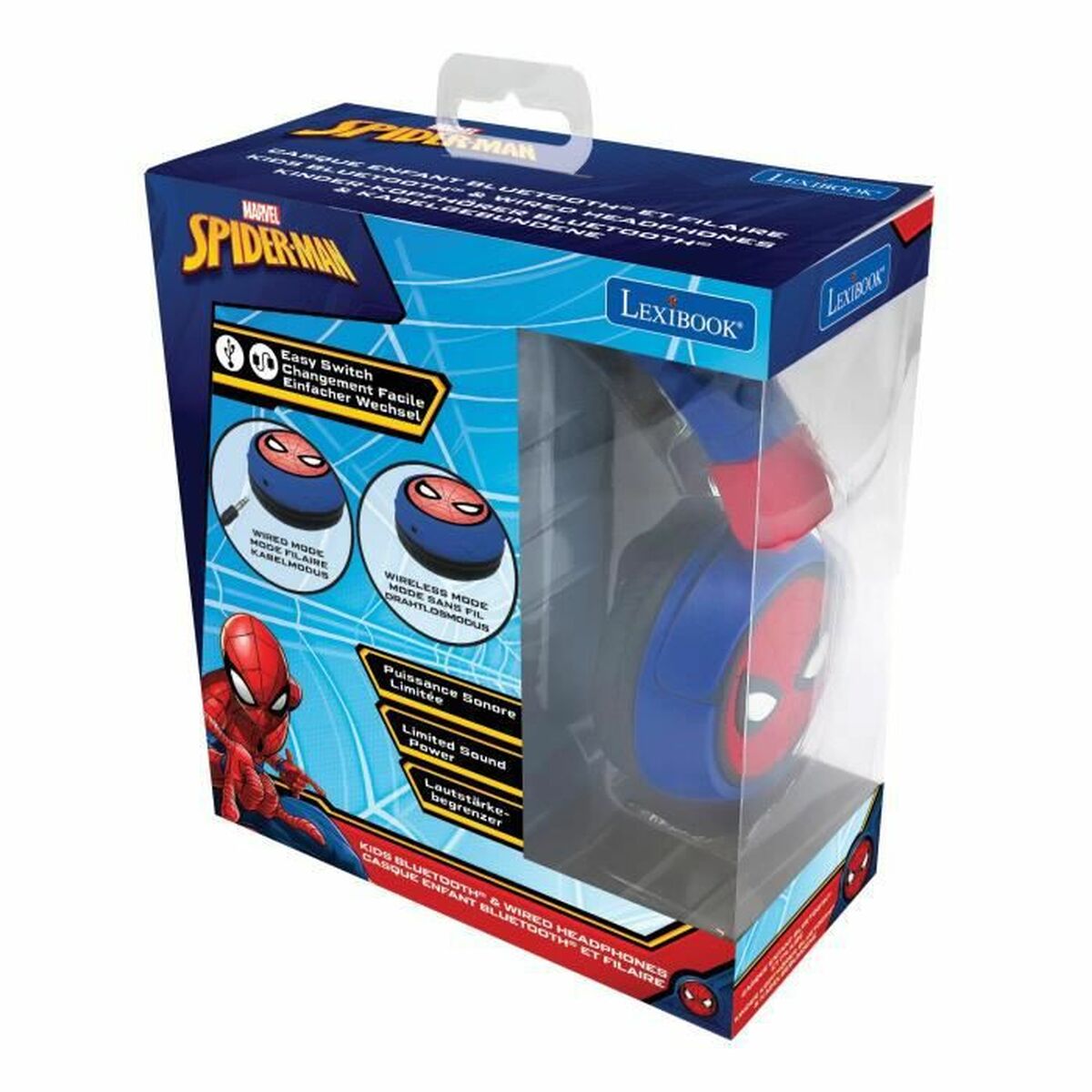 Lexibook Spider-Man Headphones Black-2