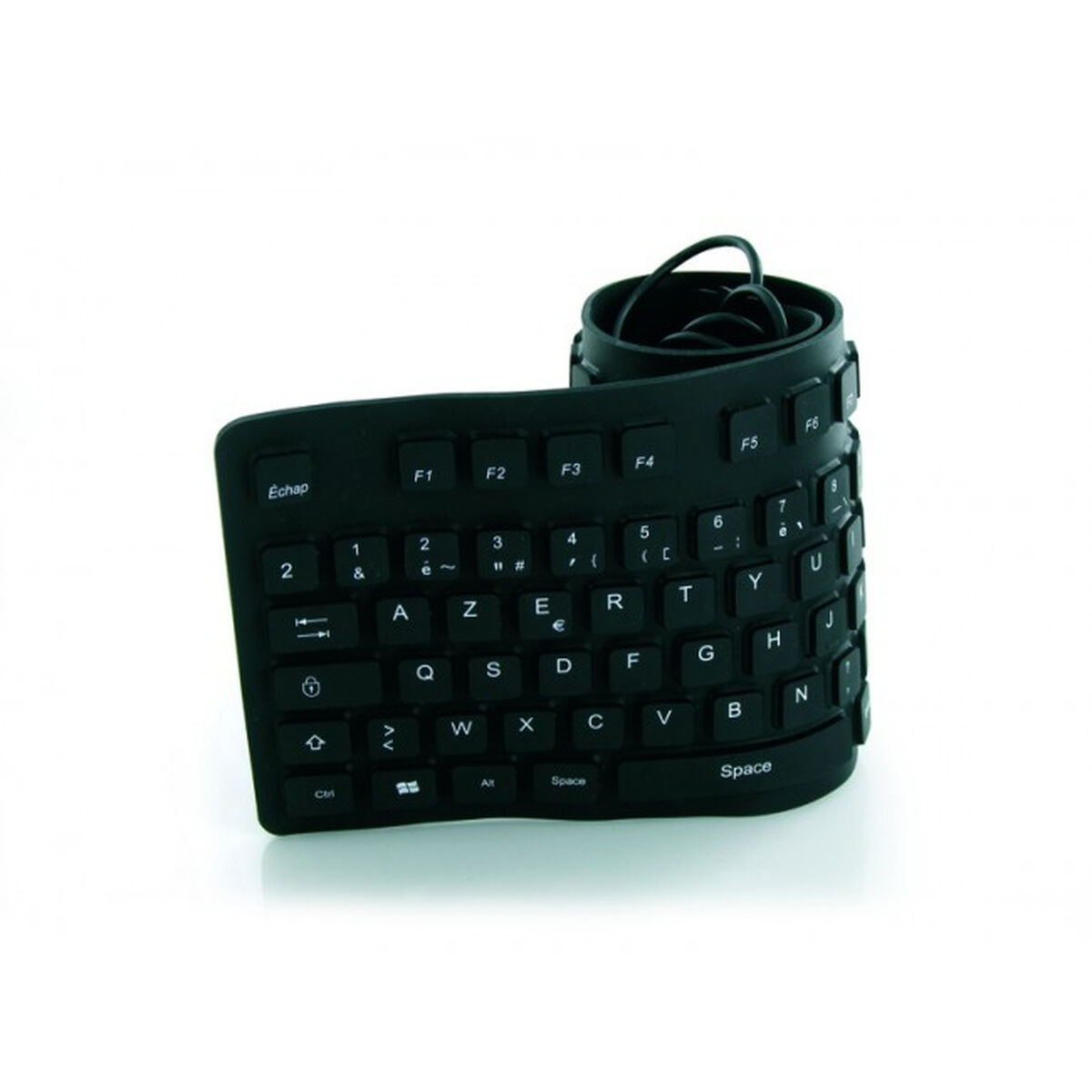 Teclado Mobility Lab ML300559 AZERTY Roll-up Negro-4