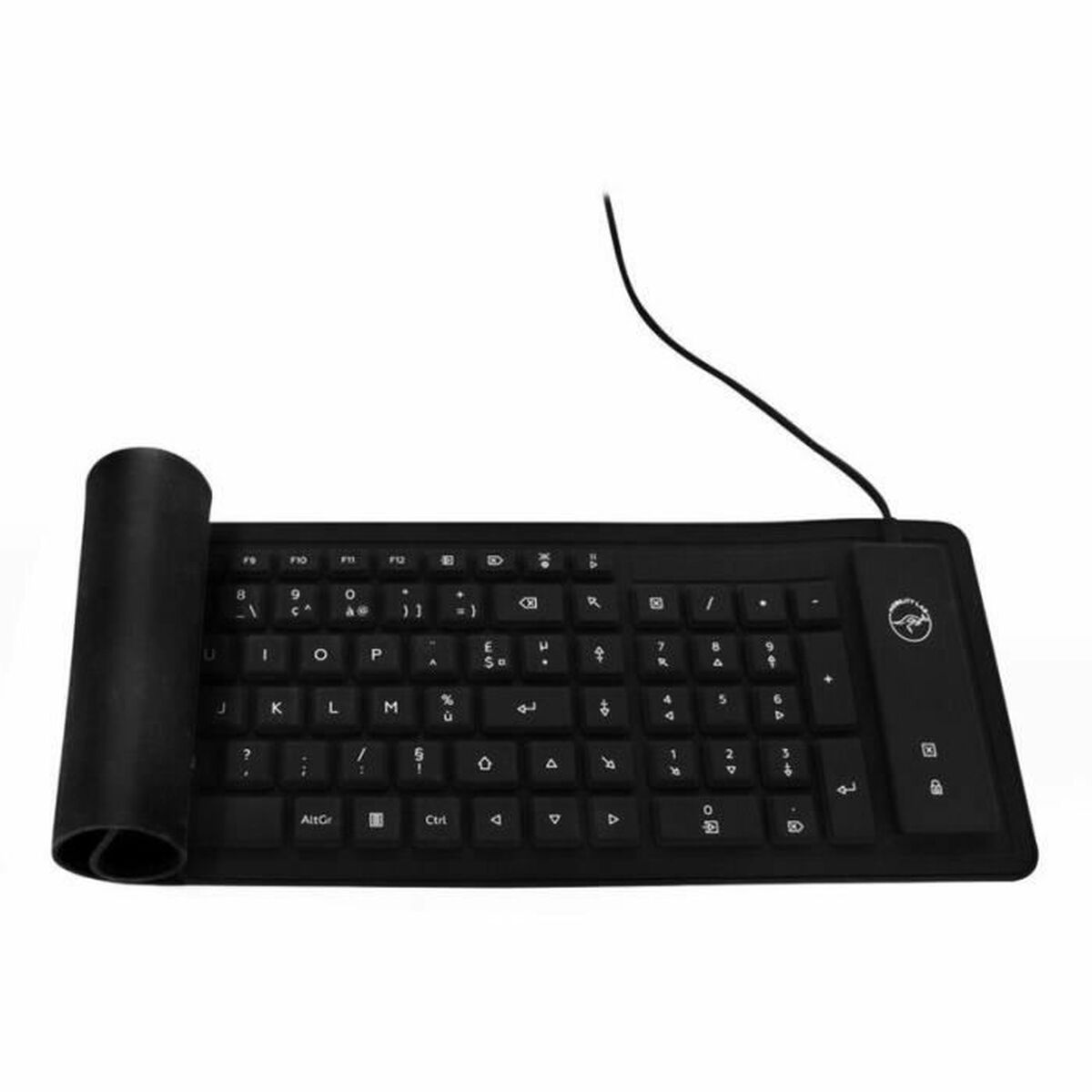 Teclado Mobility Lab ML300559 AZERTY Roll-up Negro-5