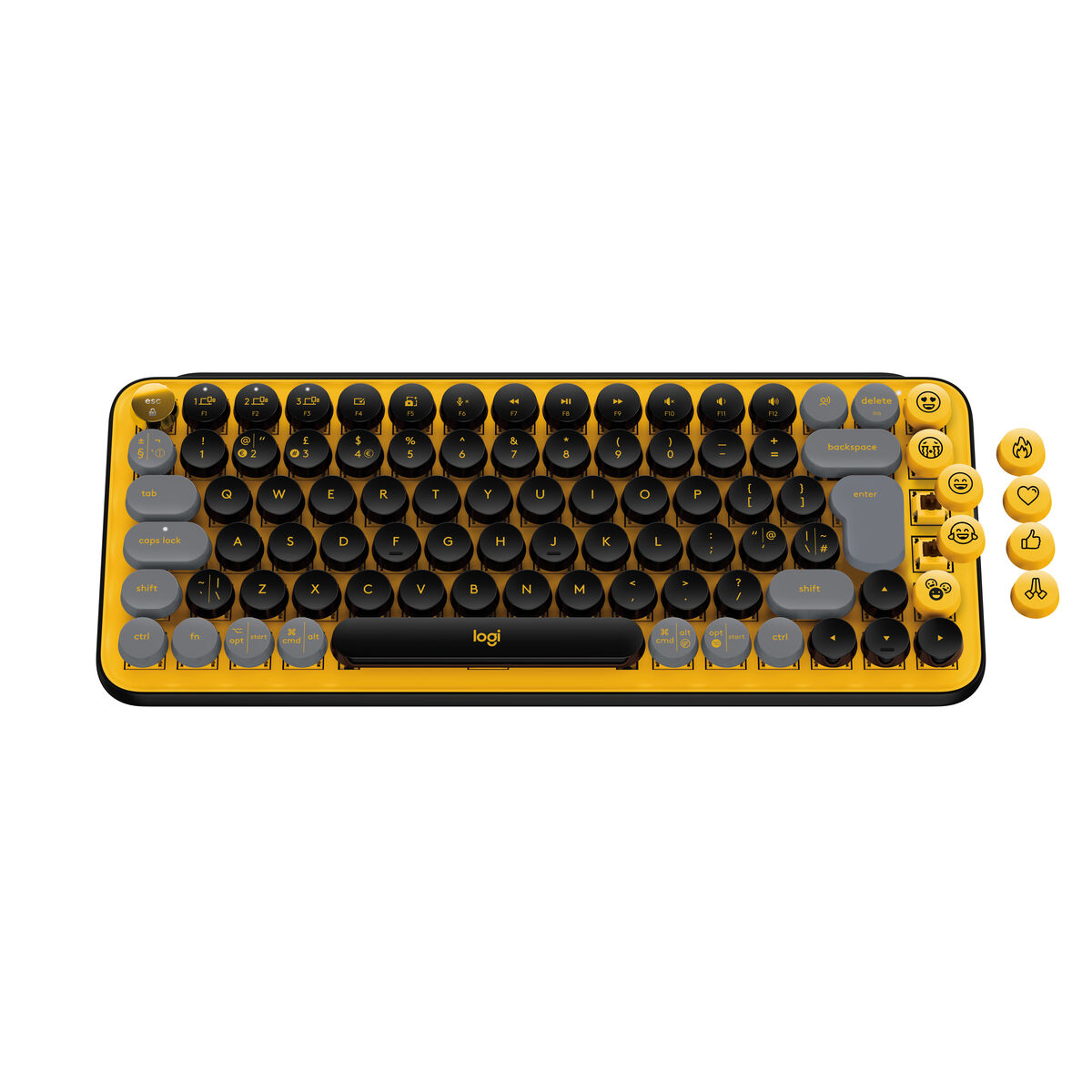 Teclado Logitech POP Francés Amarillo AZERTY-2