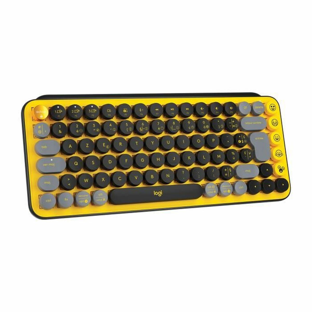 Teclado Logitech POP Francés Amarillo AZERTY-3