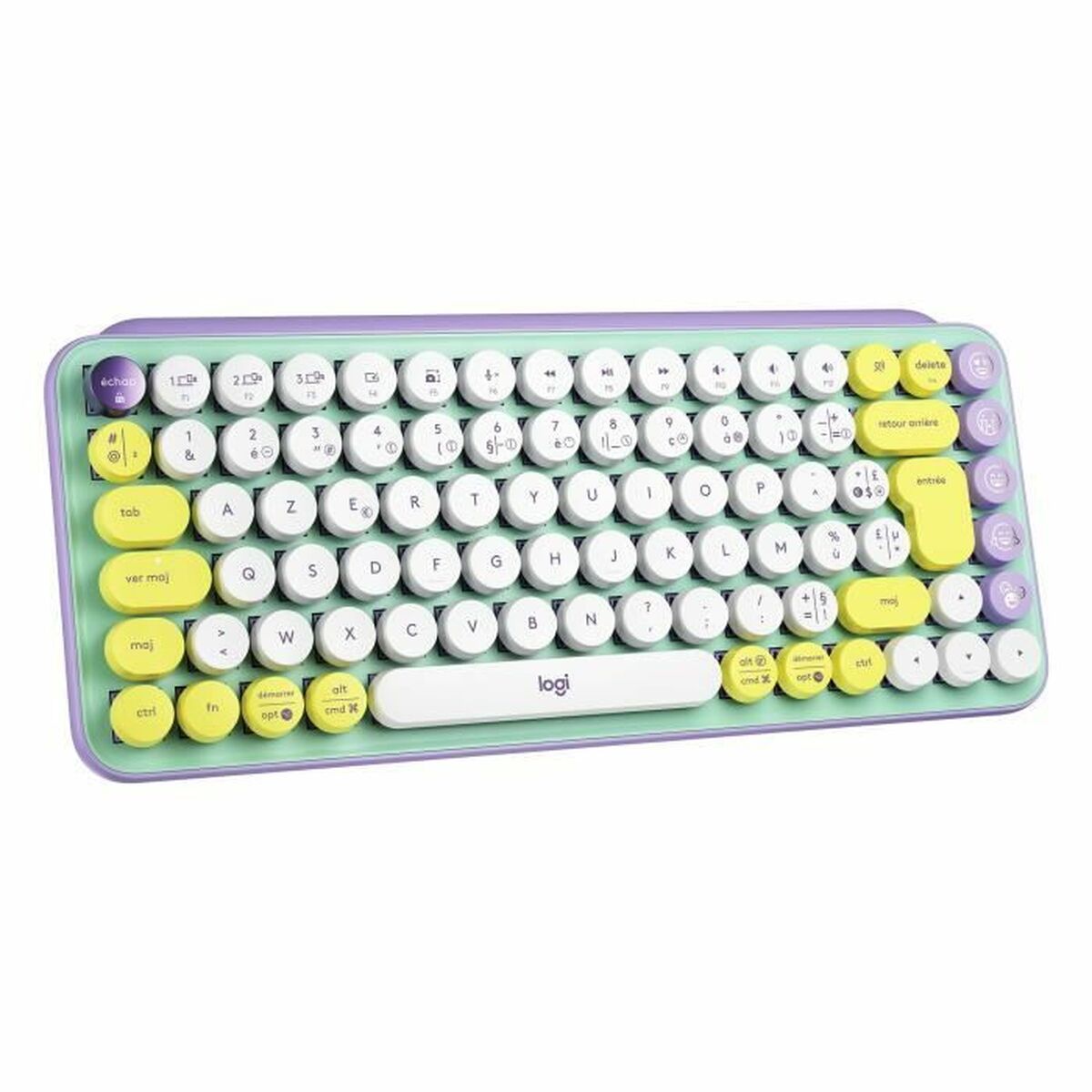 Teclado Logitech POP Francés Verde AZERTY AZERTY-5