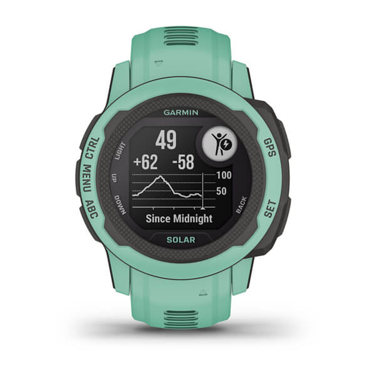 Умные часы GARMIN Instinct 2S Solar Зеленый 0,79-6