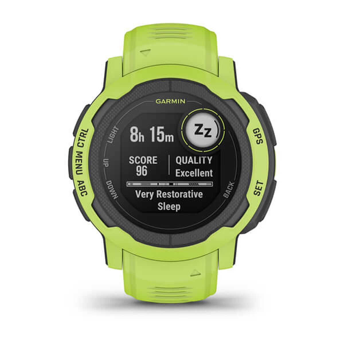 Умные часы GARMIN Instinct 2 лимонный 0,9 Зеленый Серый-8