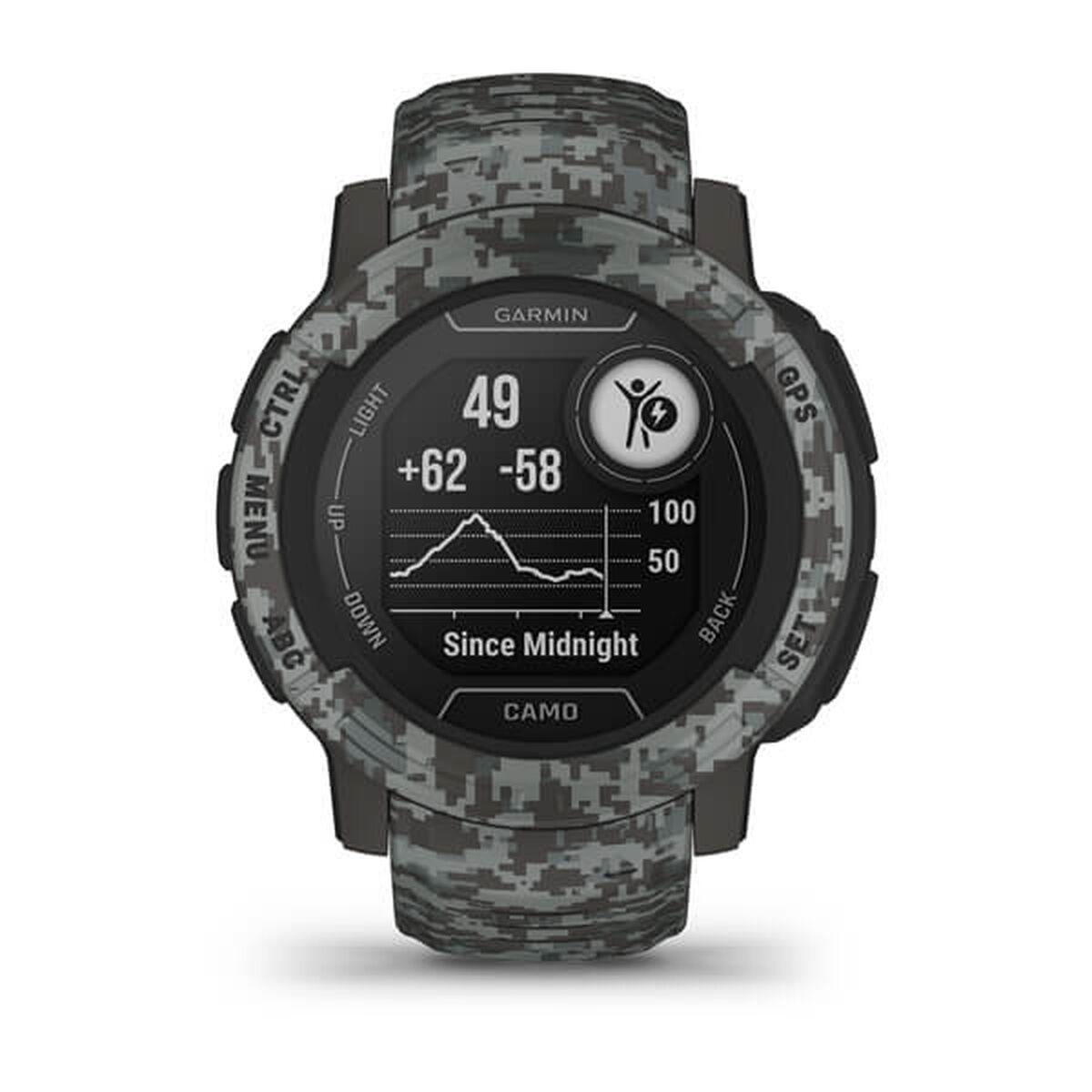 Умные часы GARMIN Instinct 2 Camo Edition Темно-серый 0,9 Чёрный Графитовый-7