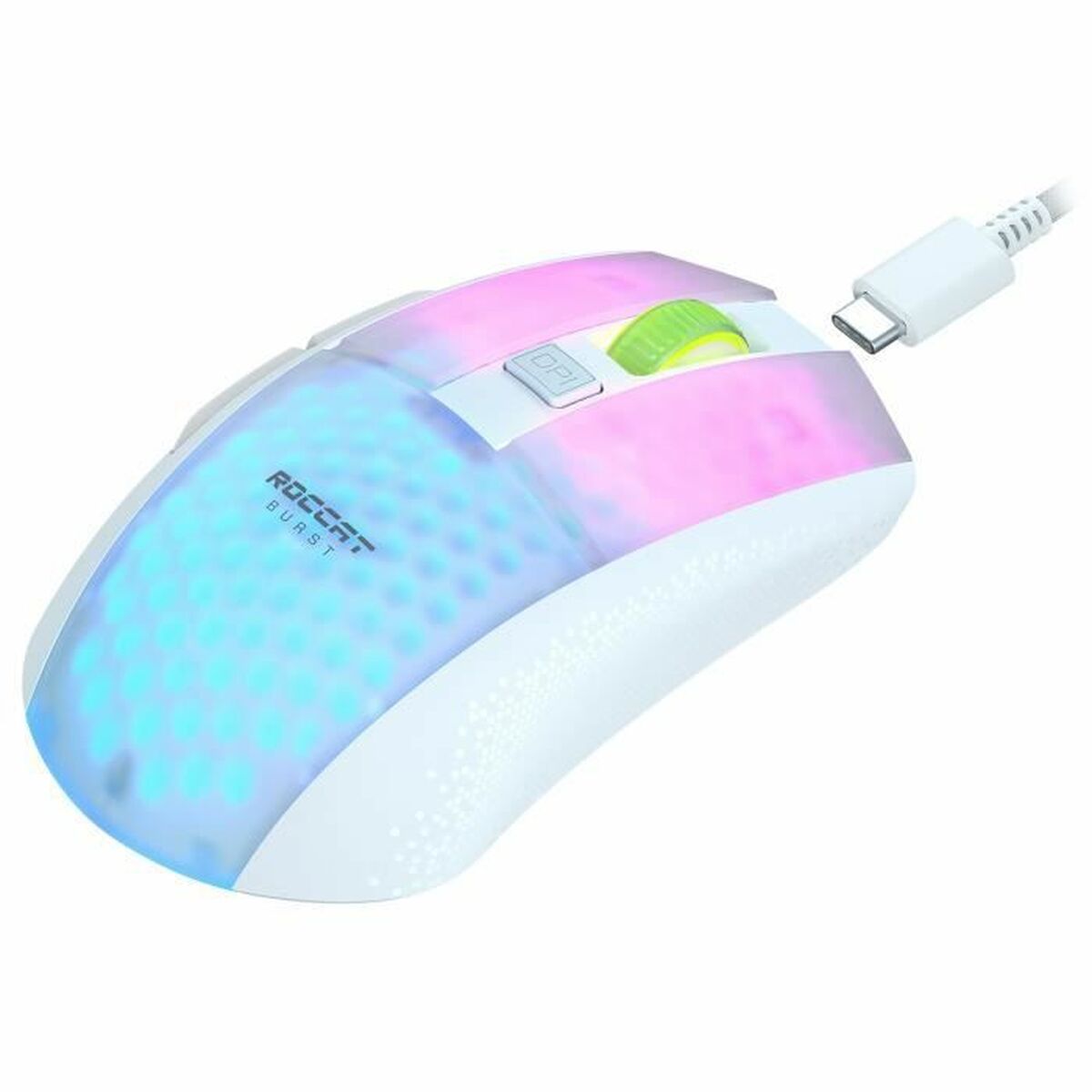 Ratón Roccat Burst Pro Air Bluetooth Blanco Gaming LED-Light-3