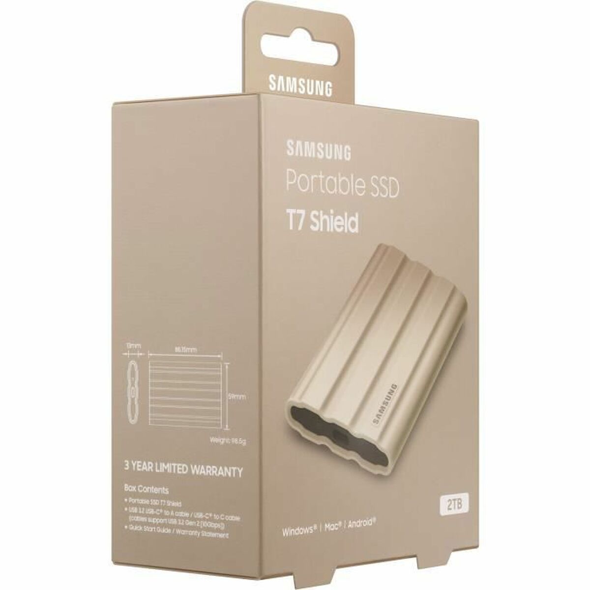 Samsung MU-PE2T0K 2 TB SSD tashqi qattiq disk-2