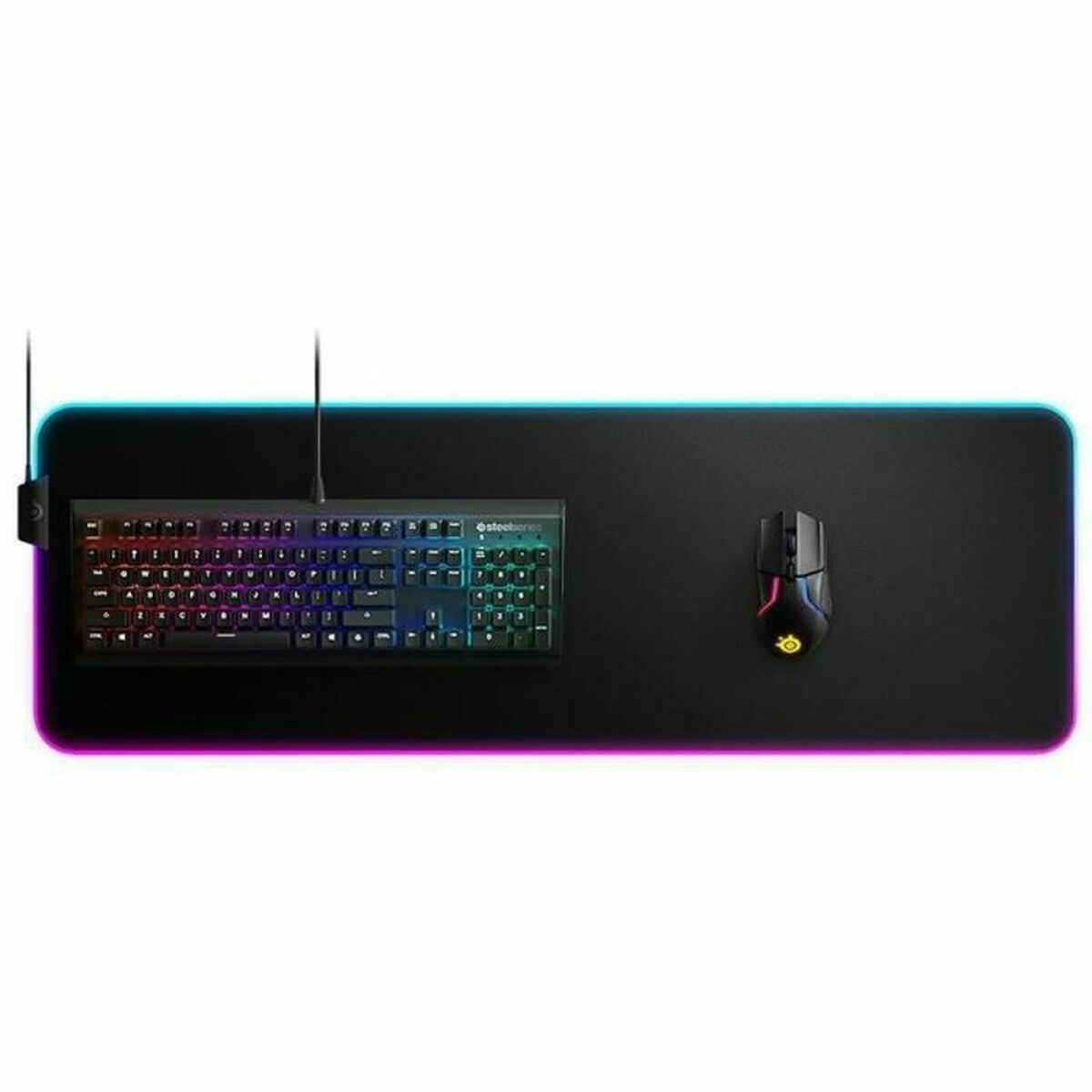 Игровой коврик SteelSeries Prism Cloth 3XL 59 x 122 x 0,4 cm Чёрный-2