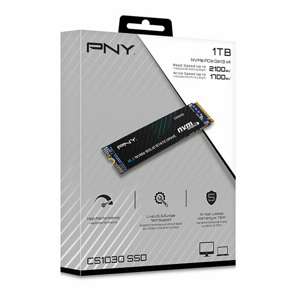 PNY CS1030 1 TB 1 TB HDD 1 TB SSD هارد دیسک-2