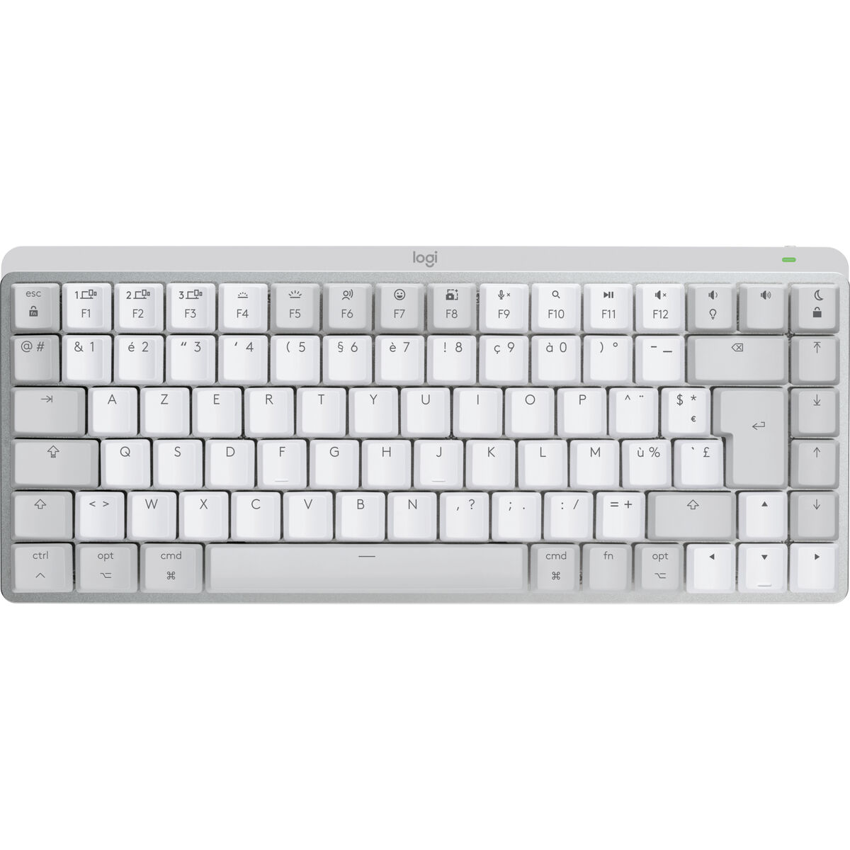 Teclado inalámbrico Logitech MX Mini Mecánico para Mac Blanco Blanco/Gris Francés AZERTY-3