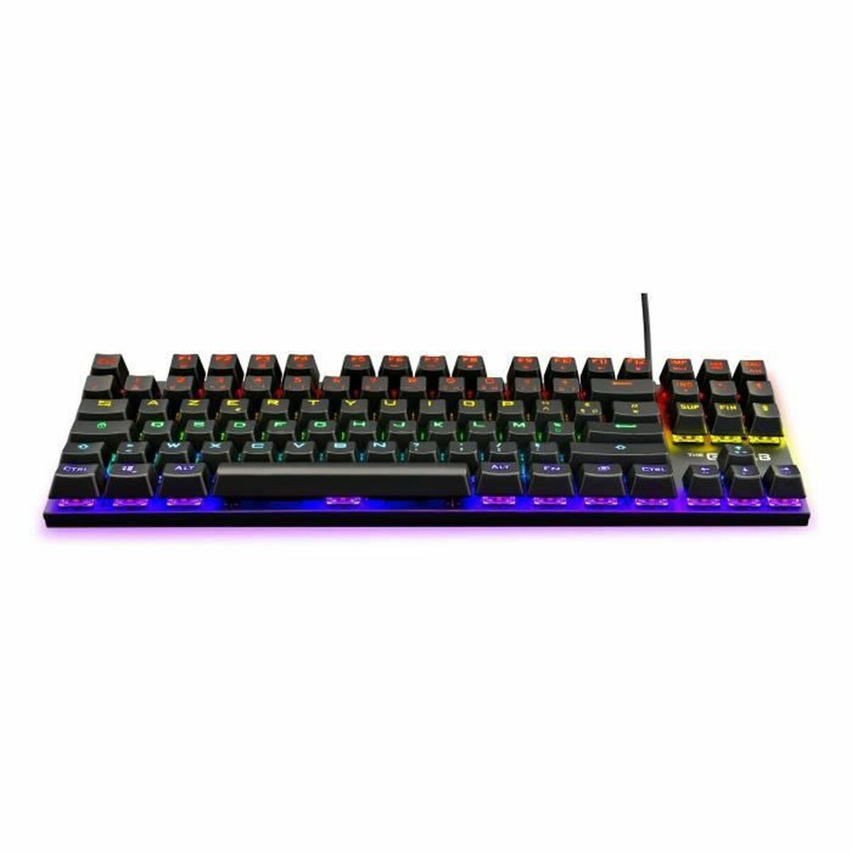Teclado del juego Gaming The G-Lab Mercury AZERTY Francés Negro-2