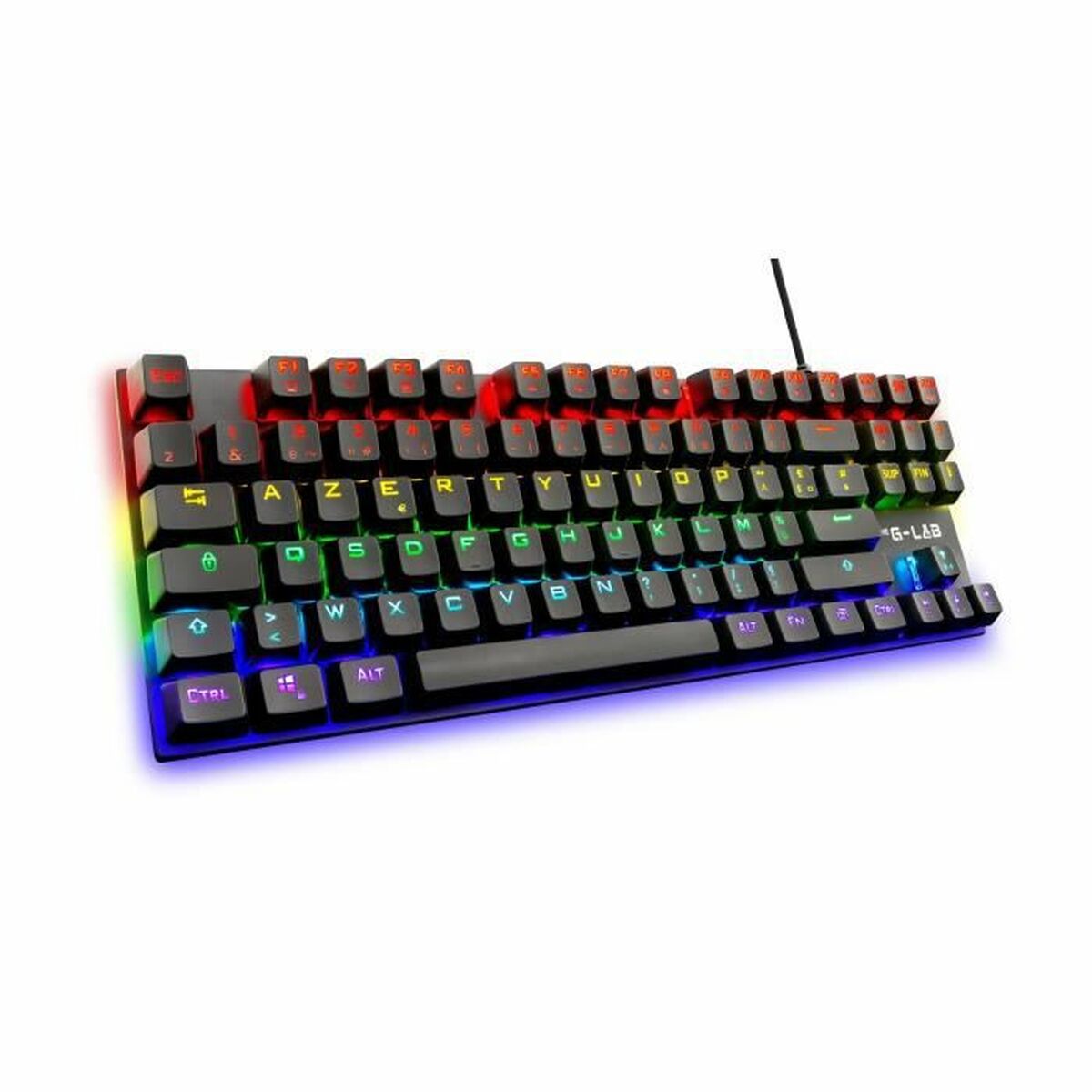 Teclado del juego Gaming The G-Lab Mercury AZERTY Francés Negro-3