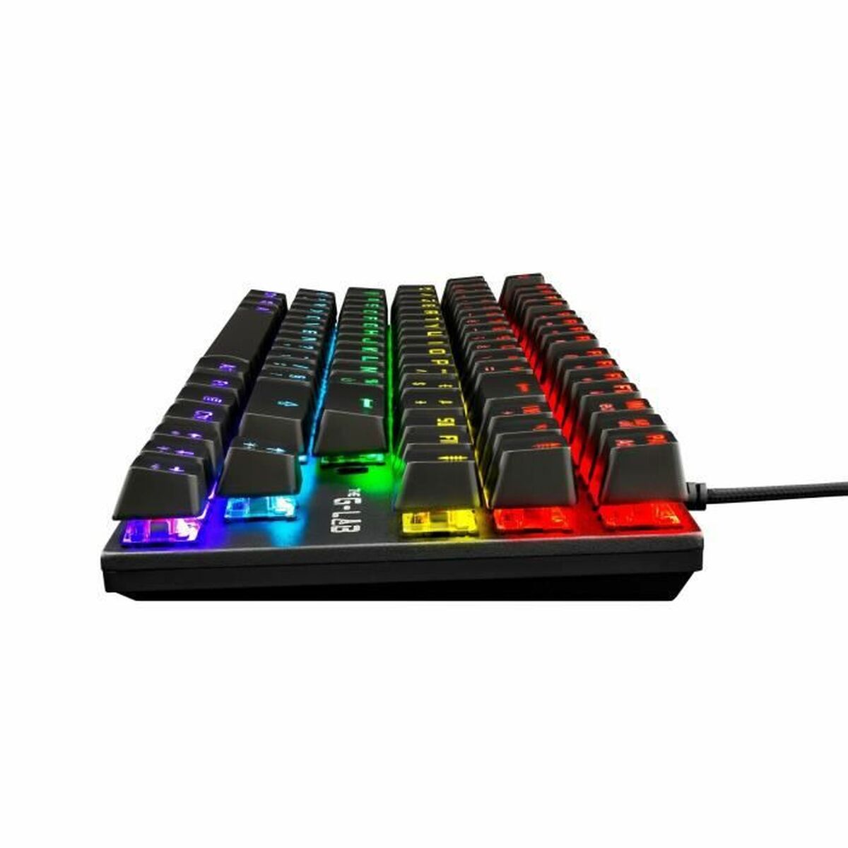 Teclado del juego Gaming The G-Lab Mercury AZERTY Francés Negro-4