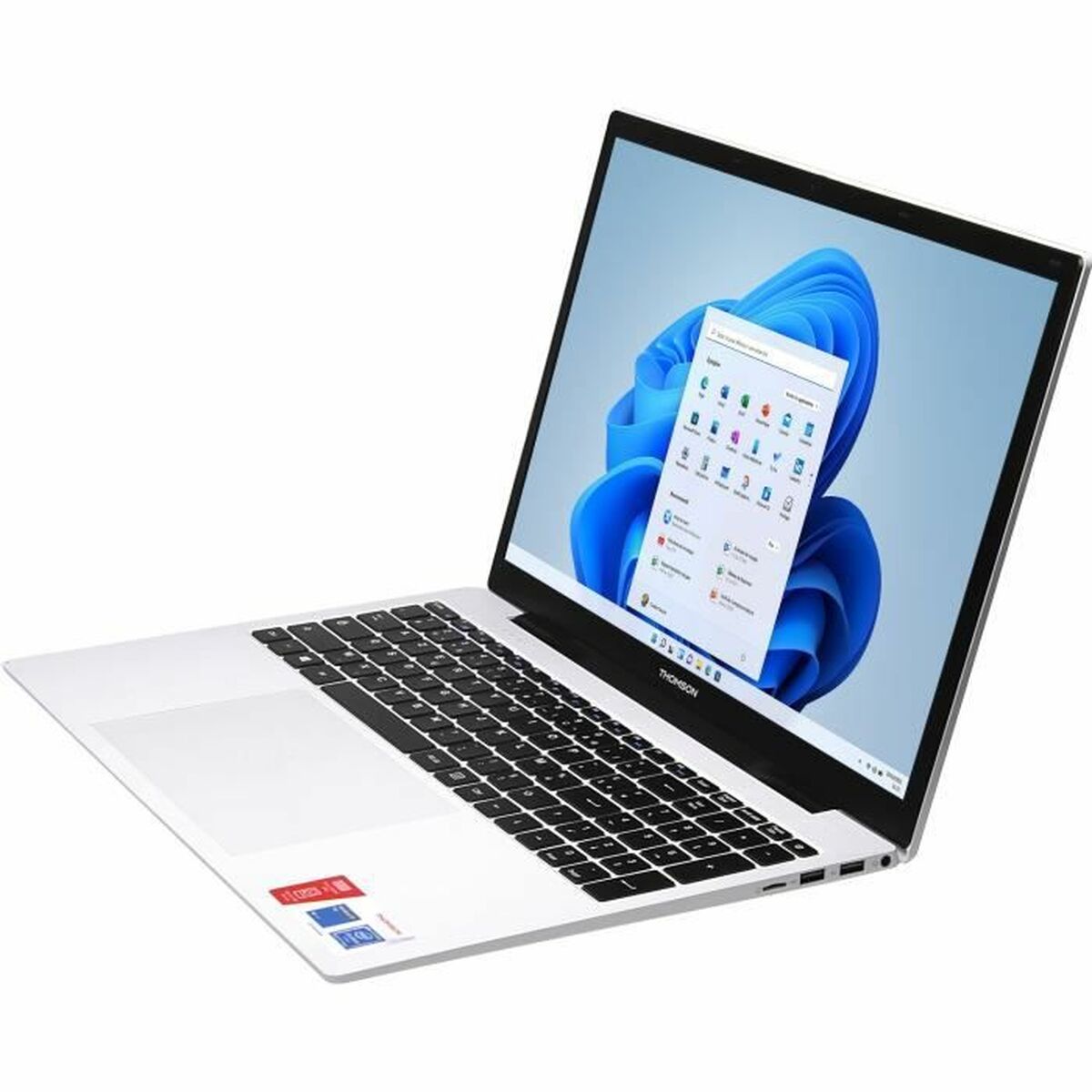 Portátil Thomson TH17V2C4WH128 Intel Celeron N4020 4 GB RAM 128 Gb SSD Azerty Francés Blanco AZERTY