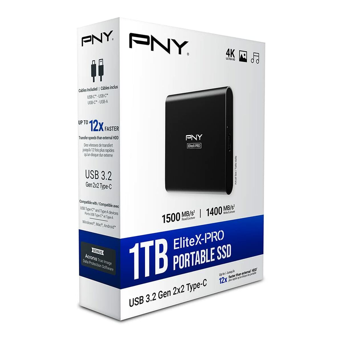 Hard disk extern PNY X-Pro 1 TB SSD-3