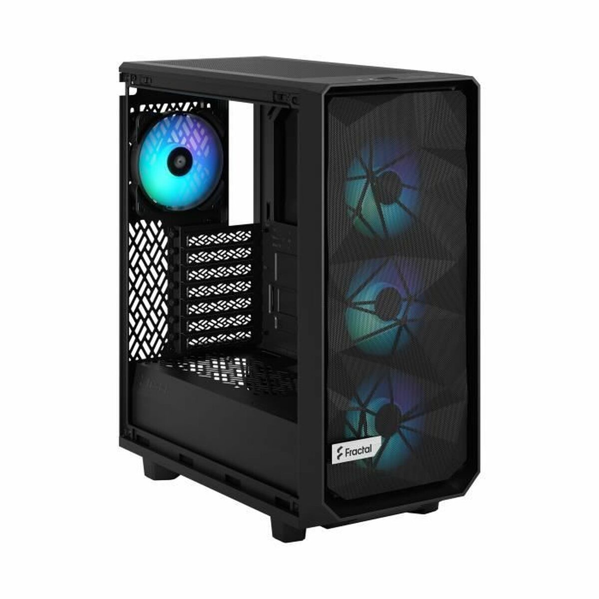Блок полубашня ATX Galileo Fractal Meshify 2 Compact Lite Чёрный-4