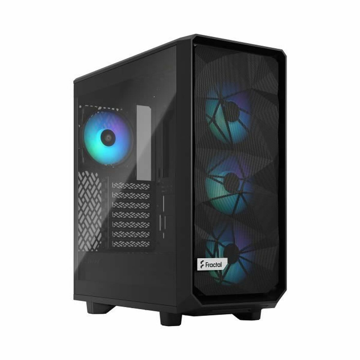 Блок полубашня ATX Galileo Fractal Meshify 2 Compact Lite Чёрный-5