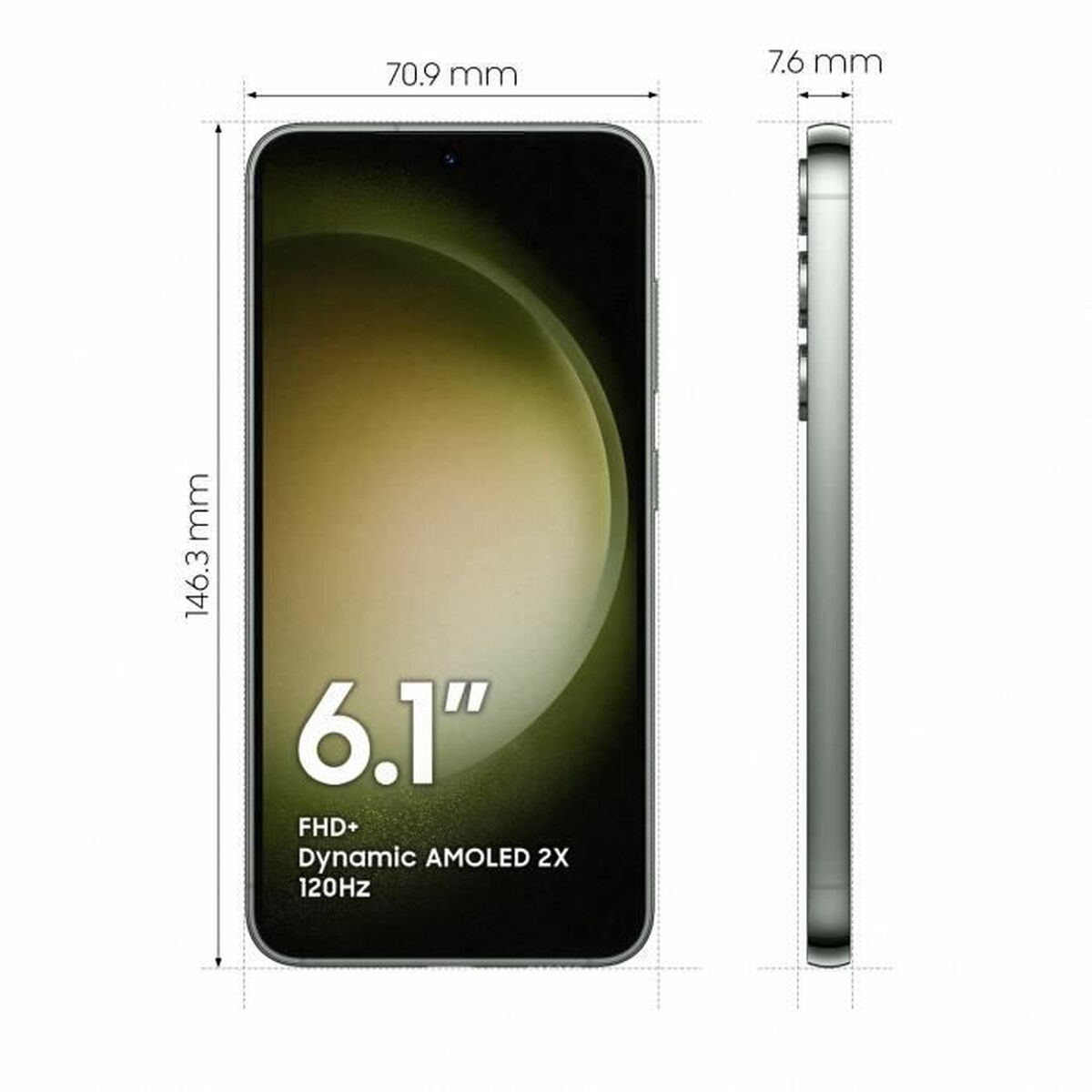 Смартфоны Samsung S23 128 GB Зеленый-5