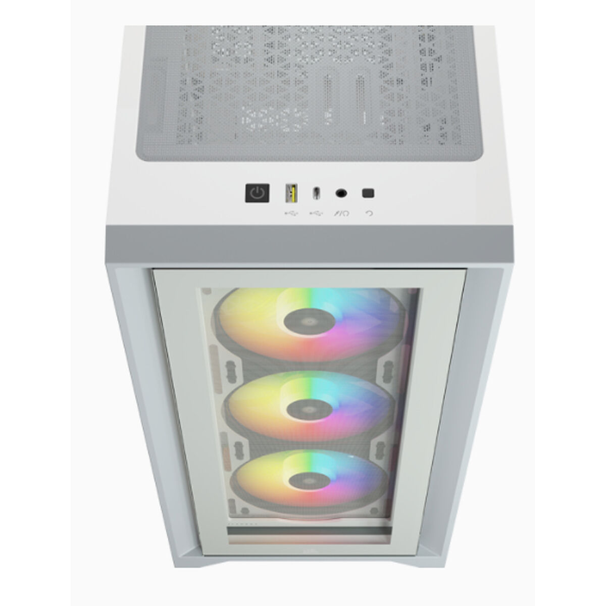 Блок ATX Corsair iCUE 4000X RGB Белый-3