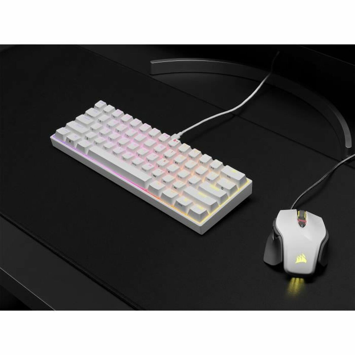 Corsair K65 RGB Mini Azerty Französisch Schwarz-5